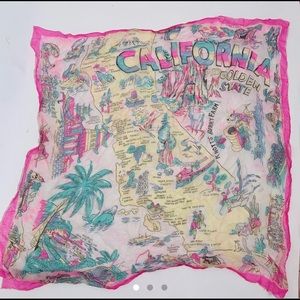 Vintage California Sheer Scarf